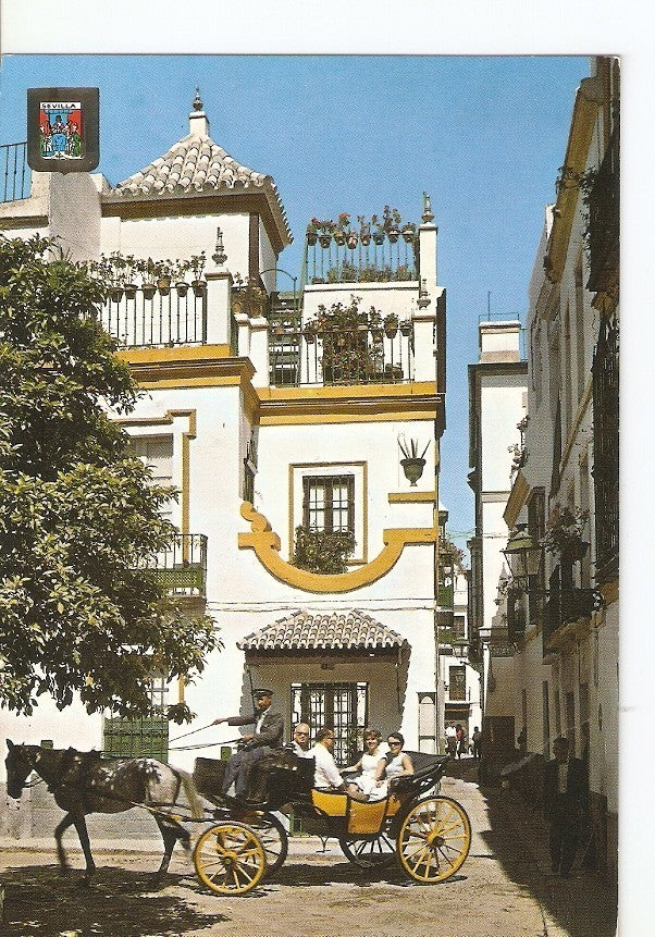 Postal 028509 : Sevilla, Plaza Doña Elvira (Barrio Santa Cruz)