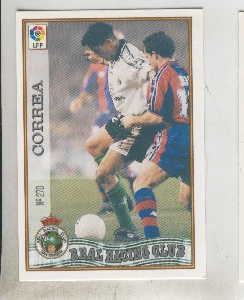 Cromo Liga 97/98: Real Racing Club numero 270: Correa