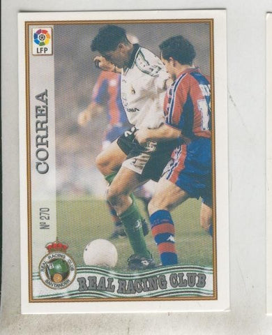 Cromo Liga 97/98: Real Racing Club numero 270: Correa