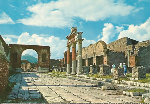 Postal 50268: POMPEYA - Foro y Arco de Neron