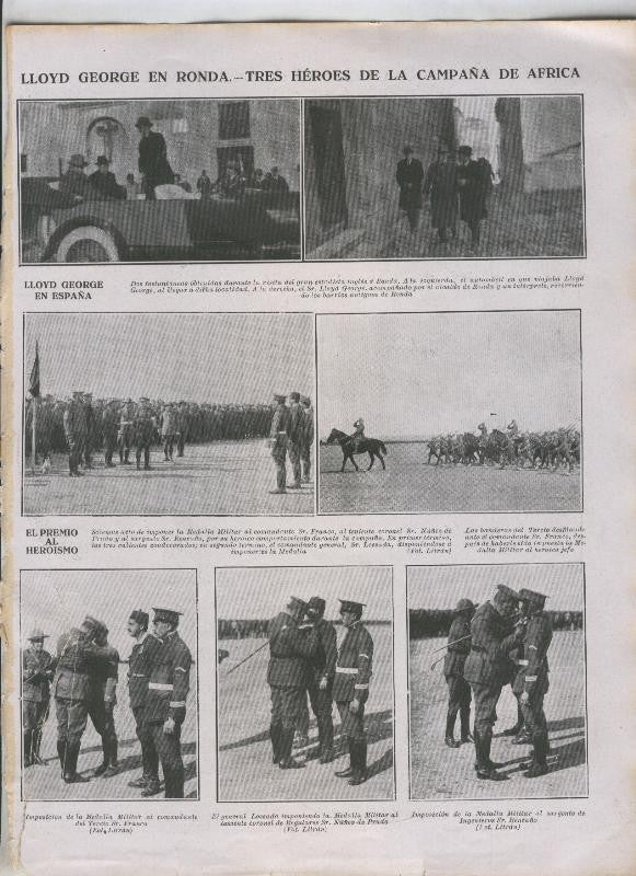 Nuevo Mundo numero 1513 del 19.1.1923:  Heroes de la campaña de Africa