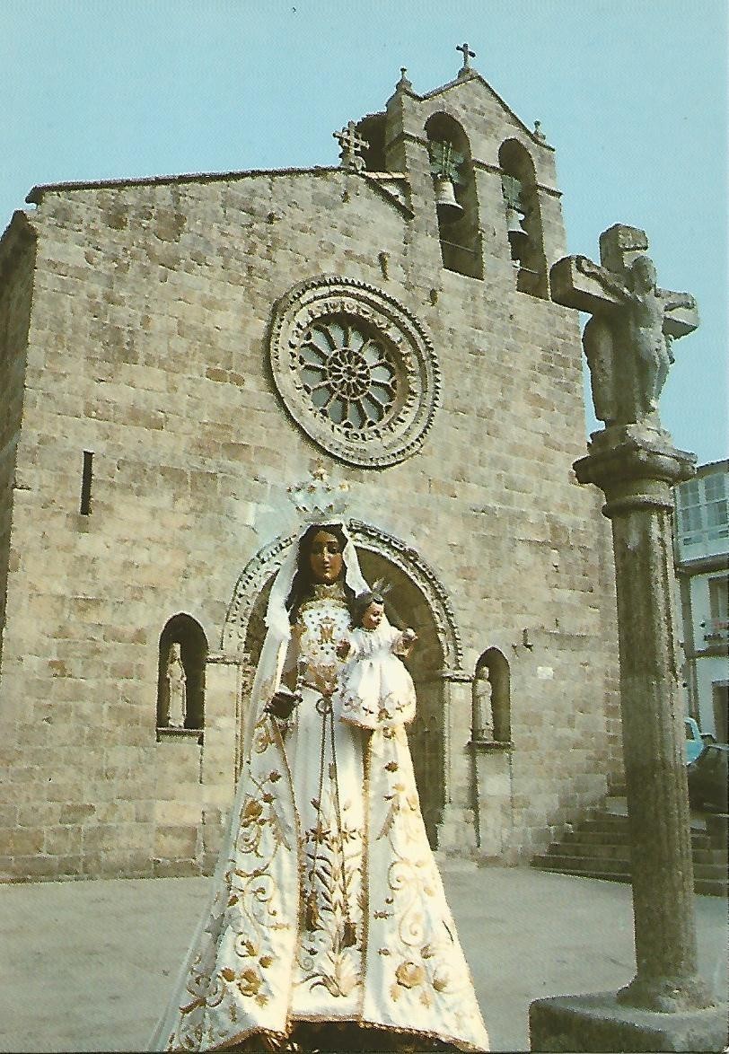 Postal 50874: BETANZOS - Fachada de la Iglesia de Santa Maria