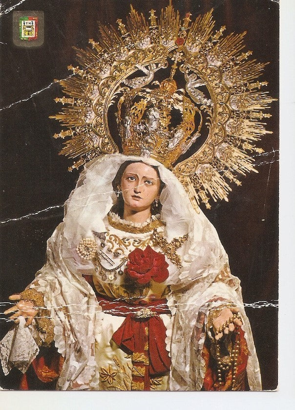 Postal 031432 : Malaga. Semana Santa. Maria Santisima de la Amargura (Zamarilla)