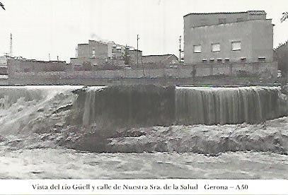 POSTAL 55075: Gerona. Sant Narcis inundacion 9 marzo 1965
