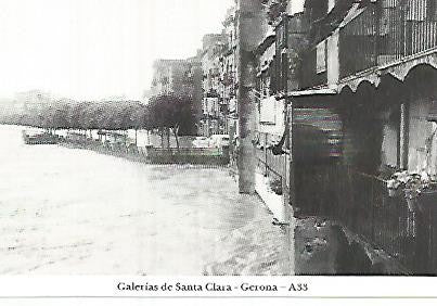 POSTAL 55084: Gerona. 12 octubre 1962