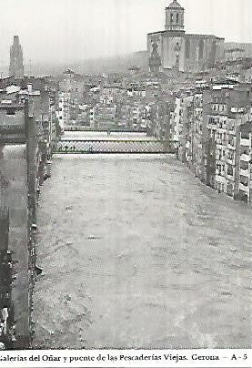 POSTAL 55122: Gerona. Rio Onyar. 1962