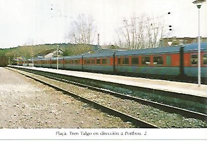 POSTAL 55129: Estacion de Flaça andenes. 1993