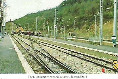 POSTAL 55148: Acceso a la estacion de Nuria. 1993