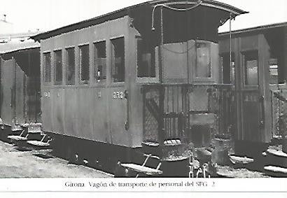 POSTAL 55179: Vagon de transporte de personal del SFG