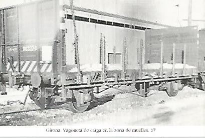 POSTAL 55182: Vagon de carga. Años 60
