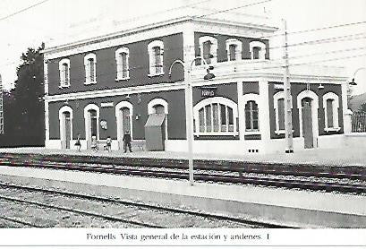POSTAL 55244: Estacion de Fornells. 1975