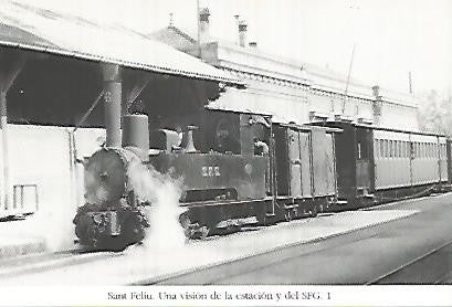 POSTAL 55245: Estacion de Sant Feliu