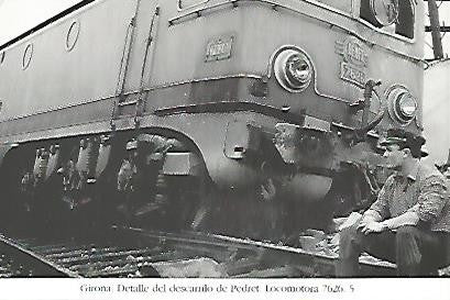 POSTAL 55264: Locomotora 7626.