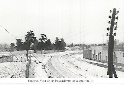 POSTAL 55283: Estacion de Figueres. 1947