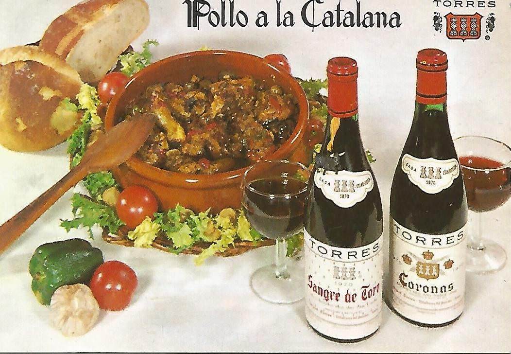 Postal 50337: BODEGAS TORRES - Pollo a la catalana