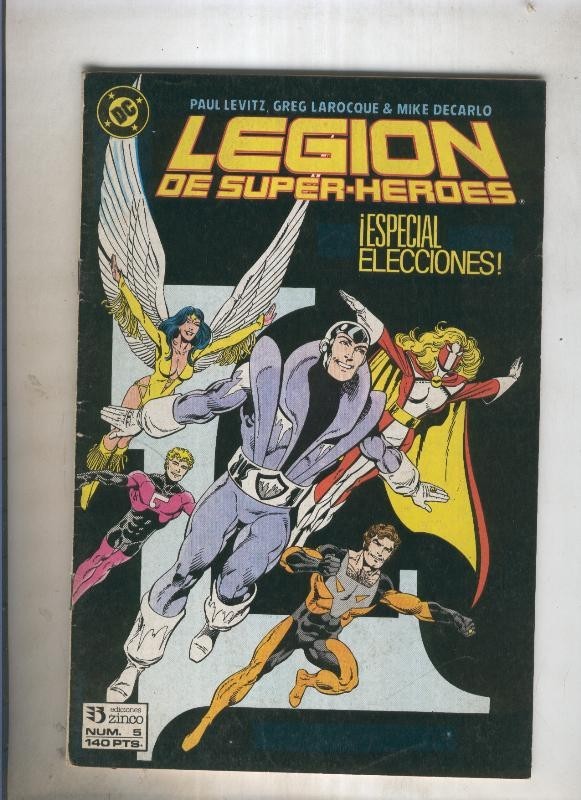 Legion de Superheroes numero 05
