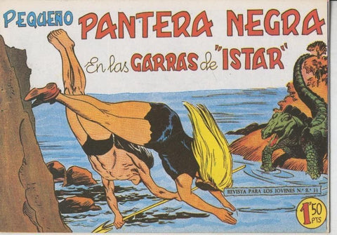Pequeño Pantera Negra, facsimil numero 135: En las garras de Istar