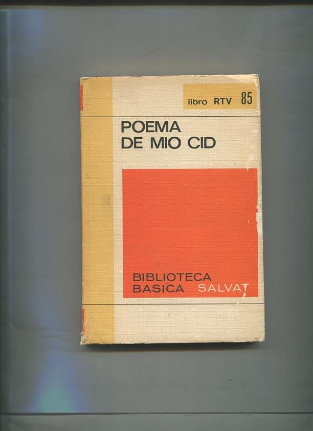 LIbro RTVE numero 085: Poema de Mio Cid