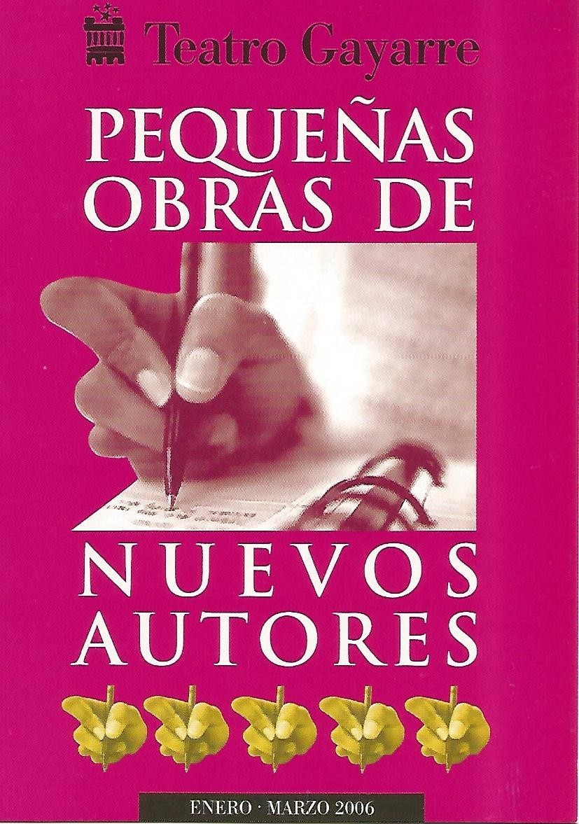 Postal publicitaria 52479: Pequeñas obras de nuevos autores. Teatro Gayarre