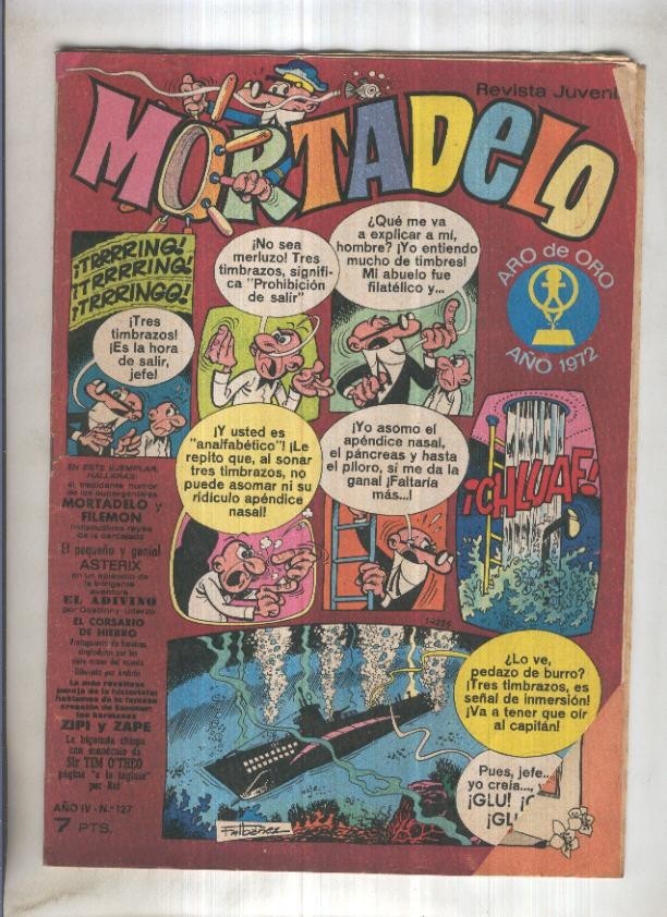 Revista Mortadelo numero 127 (falta pagina 17/18)
