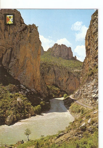 Postal 027426 : El Pallars. Congost de Collegats i Riu Noguera Pallaresa, Pirineu Català (Lleida)