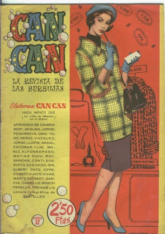 Can Can numero 052: trasera foto de Ingrid Bergman