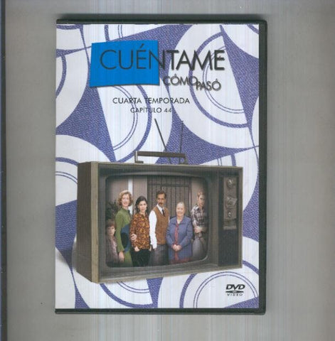 DVD: Cuentame como paso, numero 004, cuarta temporada, capitulo 044