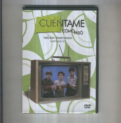 DVD: Cuentame como paso, numero 121, tercera temporada, capitulo 027
