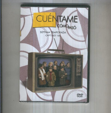 DVD: Cuentame como paso, numero 062, septima temporada, capitulo 106