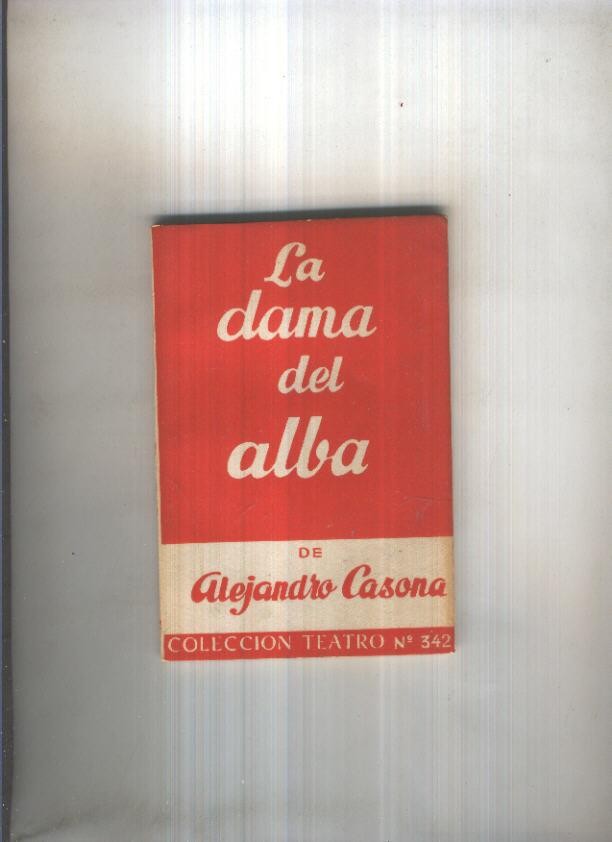 Teatro numero 342: La dama del alba