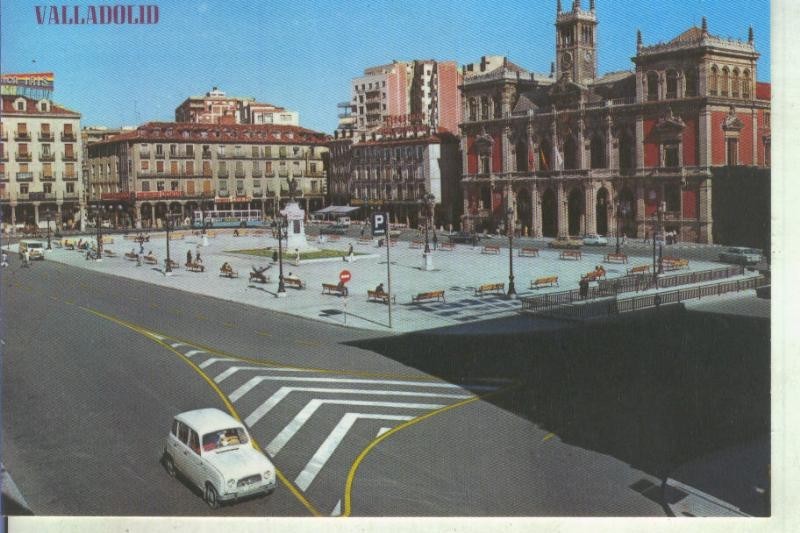Postal 014276: Plaza Mayor y ayuntamiento de Valladolid