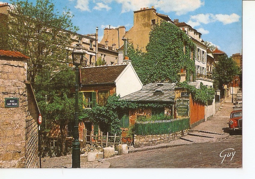 Postal 040139 : La butte Montmartre: Le cabaret du Lapin Agile