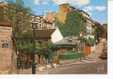 Postal 040139 : La butte Montmartre: Le cabaret du Lapin Agile