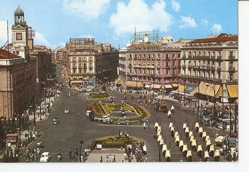Postal 040092 : Madrid. Puerta del Sol. Comitiva de presentacion de credenciales