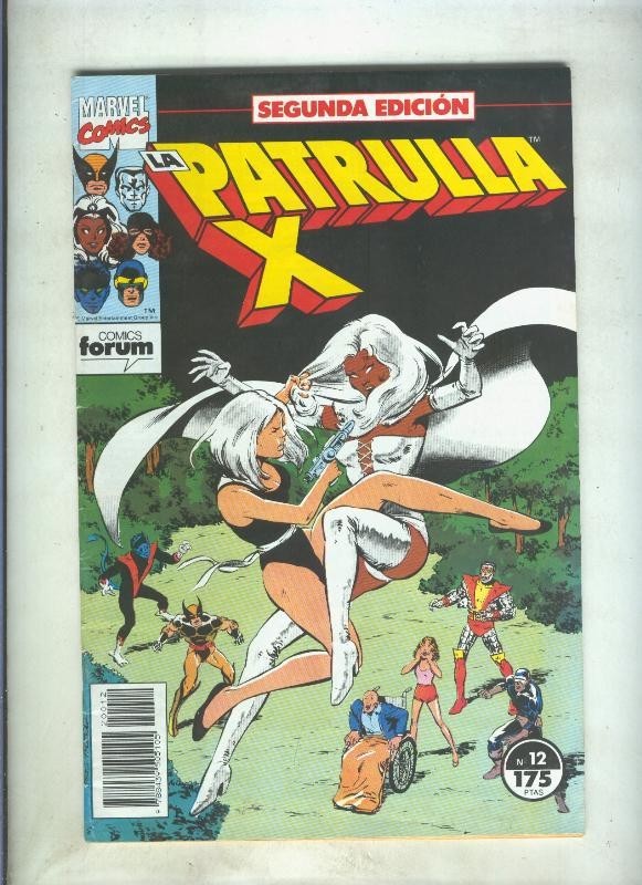 La Patrulla X volumen 1 segunda edicion numero 12 (numerado 3 en trasera)