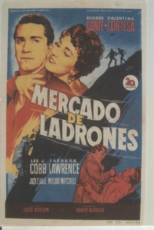 Foto cine 281: Mercado de ladrones (Richard Conte-Valentina Cortesa)
