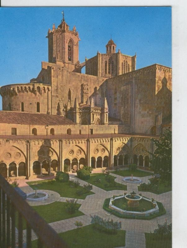 Postal 6987 : Jardines del claustro catedral de Tarragona