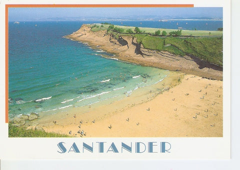 Postal 043214 : Santander. Playa de Mataleñas (El Sardinero)