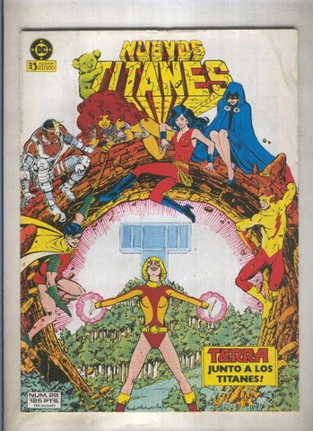 Nuevos Titanes volumen 1 numero 28 (numerado 1 en trasera)