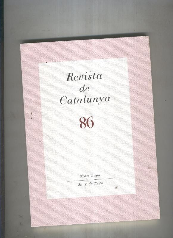 Revista de catalunya numero 086