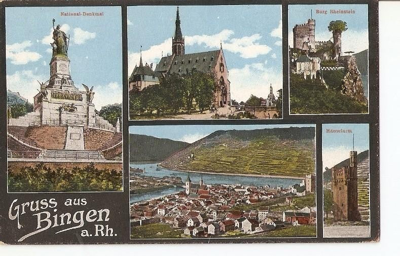 Postal 026815 : Gruss aux Bingen a. Rh. 
