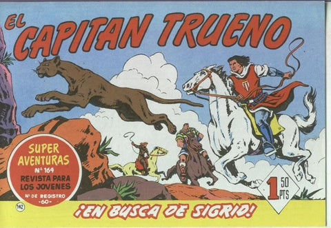 El Capitan Trueno facsimil numero 142: En busca de Sigrid