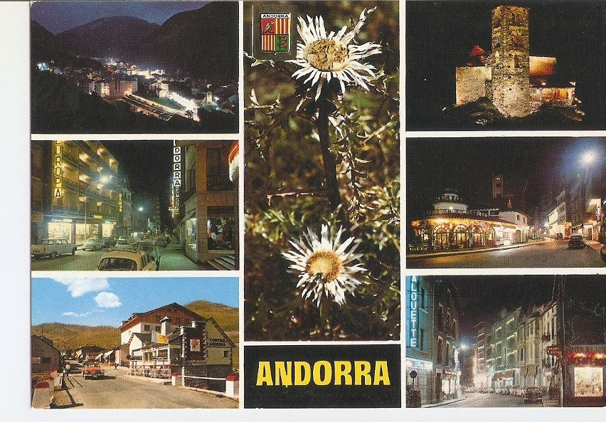 Postal 028005 : Valls dAndorra, Bonics aspectes