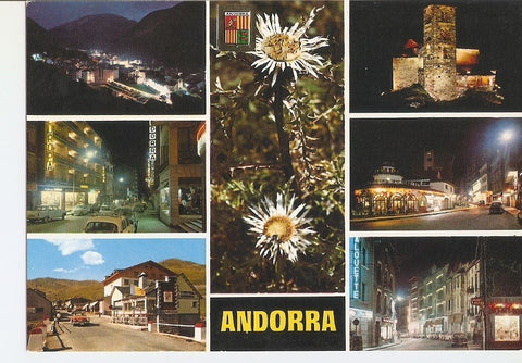 Postal 028005 : Valls dAndorra, Bonics aspectes