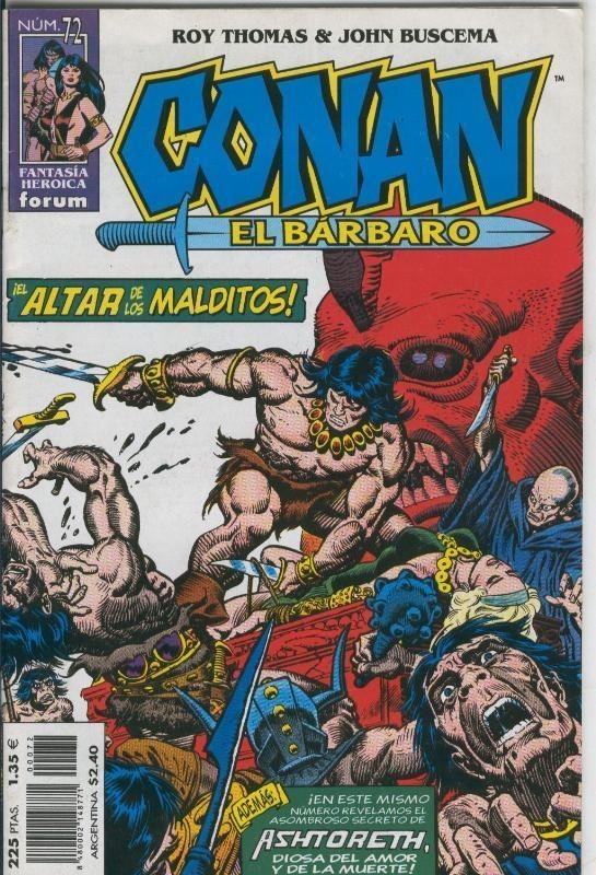 Conan el Barbaro segunda edicion numero 72
