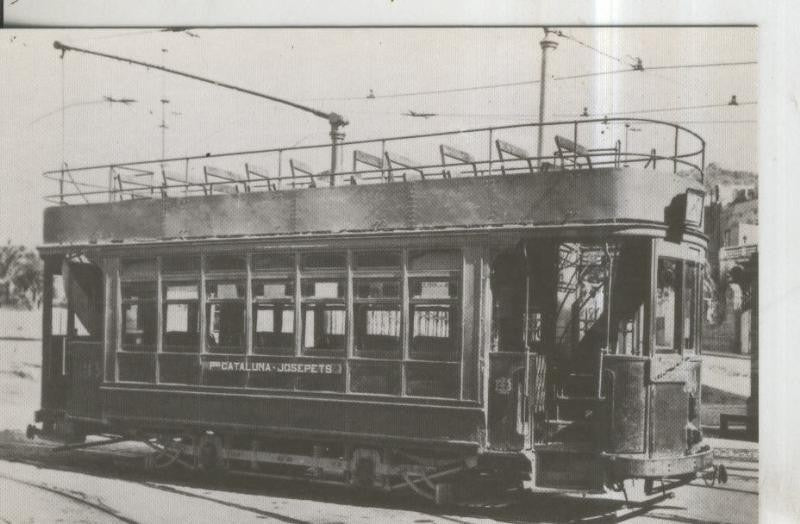 Postal 011365: Tranvia numero 194 con Imperial de 1915
