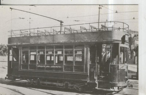 Postal 011365: Tranvia numero 194 con Imperial de 1915