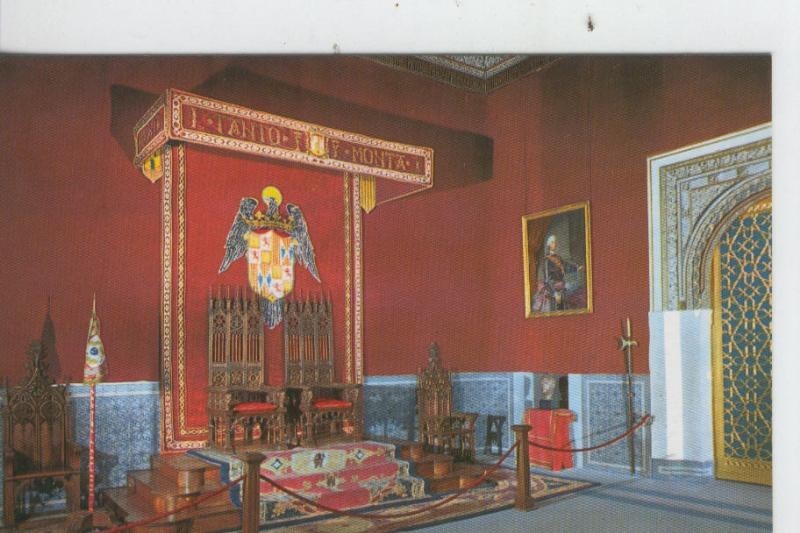 Postal 7214 : Segovia, Alcazar, Sala del Solio