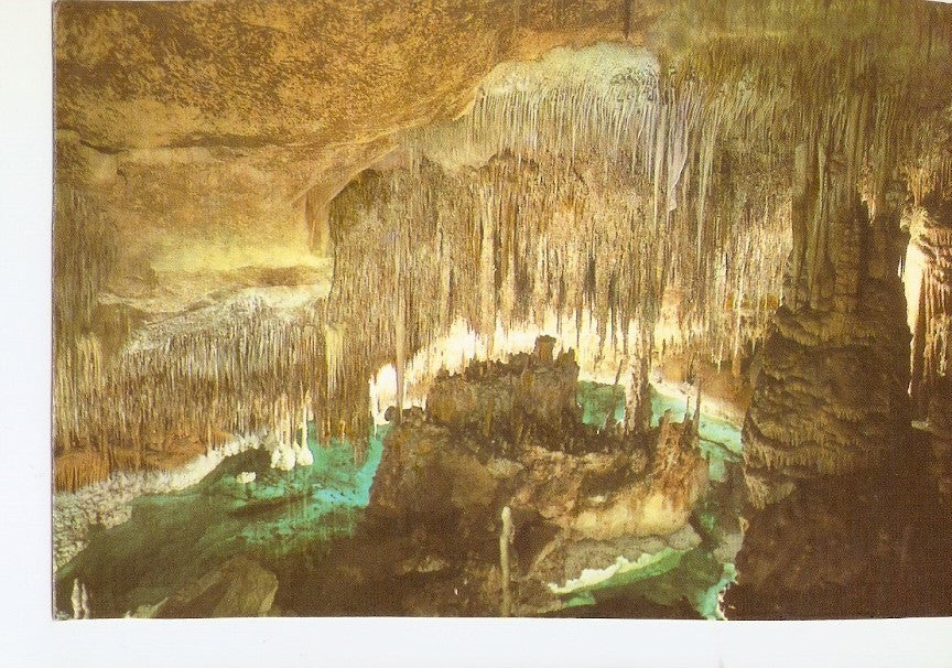 Postal 025662 : Castillo en ruinas. Cuevas del Drach. Porto Cristo - Mallorca
