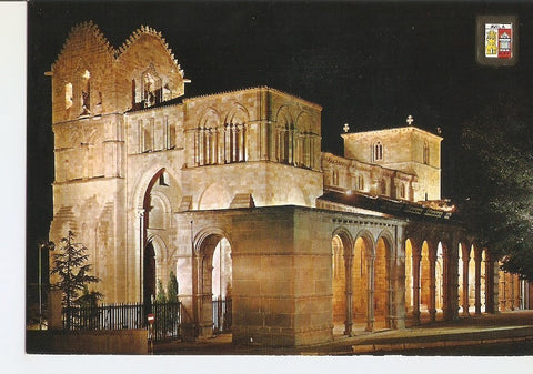 Postal 035271 : Avila. Basilica de San Vicente. Nocturna
